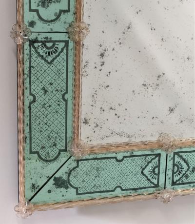 Lovely Etched Venetian Mirror