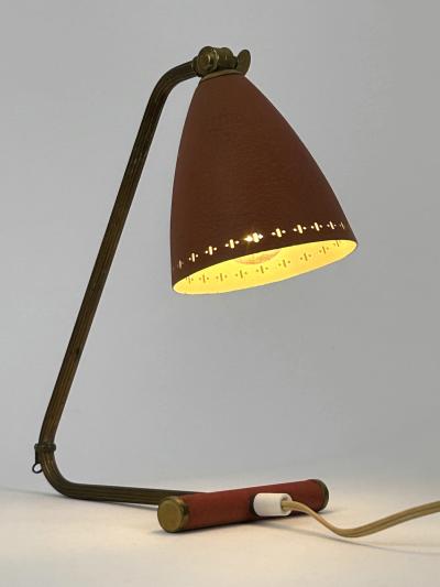Lovely Mid Century Modern Adjustable Table Lamp or Wall Light Sweden 1950s