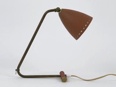 Lovely Mid Century Modern Adjustable Table Lamp or Wall Light Sweden 1950s