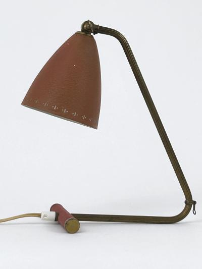 Lovely Mid Century Modern Adjustable Table Lamp or Wall Light Sweden 1950s