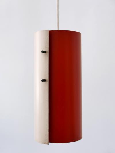Lovely Mid Century Modern Bi Color Pendant Lamps or Hanging Lights Germany 1960s