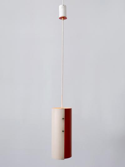 Lovely Mid Century Modern Bi Color Pendant Lamps or Hanging Lights Germany 1960s