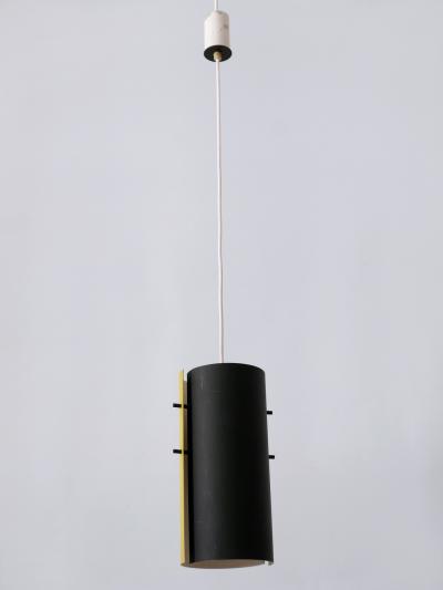 Lovely Mid Century Modern Bi Color Pendant Lamps or Hanging Lights Germany 1960s