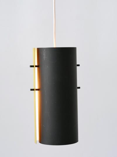Lovely Mid Century Modern Bi Color Pendant Lamps or Hanging Lights Germany 1960s