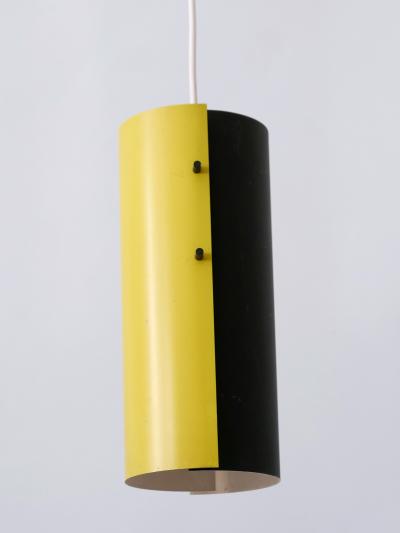 Lovely Mid Century Modern Bi Color Pendant Lamps or Hanging Lights Germany 1960s