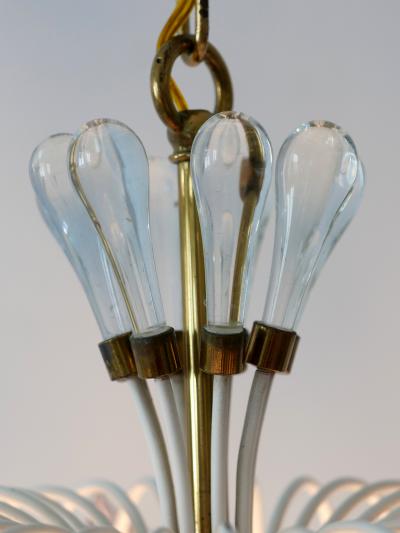 Lovely Mid Century Modern Birdcage Pendant Lamp or Chandelier Germany 1950s