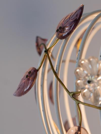 Lovely Mid Century Modern Birdcage Pendant Lamp or Chandelier Germany 1950s