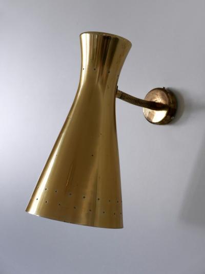 Lovely Mid Century Modern Diabolo Wall Lamp or Sconce Germany 1950s