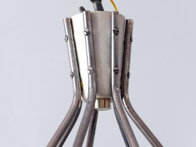 Lovely Mid Century Modern Seven Armed Chandelier or Pendant Lamp Germany 1950s