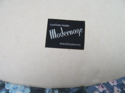 Lovely Pair of Statuesque French Country Wingback Chairs Midcentury