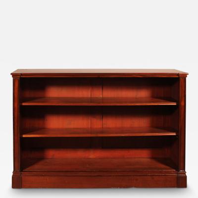 Low Open Bookcase In Mahogany 19th Century England