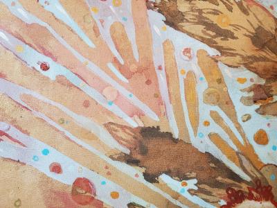 Lowell Boyers Full Cup 2023 Large Abstract Acrylic Painting On Canvas by Lowell Boyer