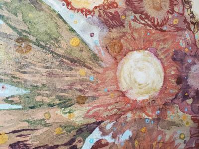 Lowell Boyers Full Cup 2023 Large Abstract Acrylic Painting On Canvas by Lowell Boyer