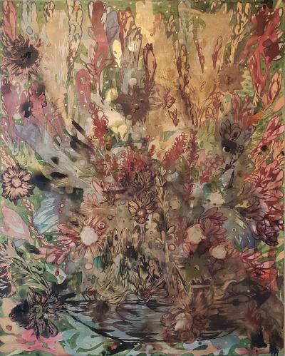 Lowell Boyers Great Substance One Taste 2025 Large Abstract Painting By Lowell Boyers