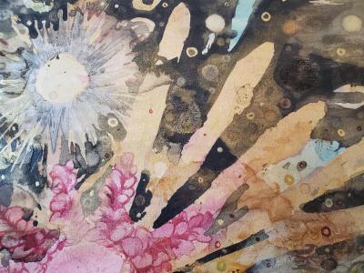 Lowell Boyers You so Sweet 2023 Large Black MulticolorAbstract Painting by Lowell boyers