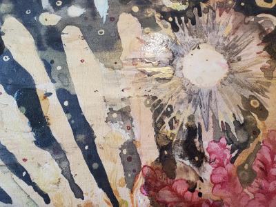 Lowell Boyers You so Sweet 2023 Large Black MulticolorAbstract Painting by Lowell boyers