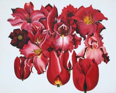 Lowell Nesbitt Island of Red Flowers 1979