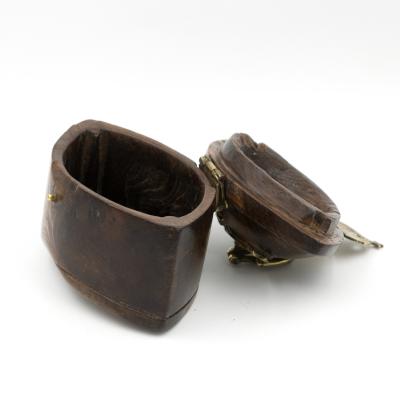 Lozenge Shaped Hardwood Box Possibly Tea Caddy Or Tobacco Box 19th Century 