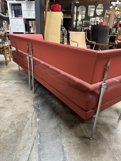 Luca Scacchetti Hydra Castor Leather Sofa by Luca Scacchetti for Poltrona Frau 1990s