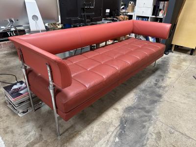 Luca Scacchetti Hydra Castor Leather Sofa by Luca Scacchetti for Poltrona Frau 1990s