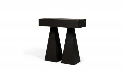 Lucas Morten Swedish Contemporary Torn Handwaxed Plywood Console