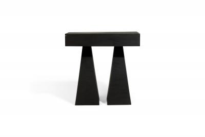 Lucas Morten Swedish Contemporary Torn Handwaxed Plywood Console
