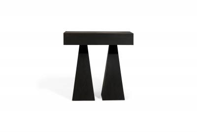 Lucas Morten Swedish Contemporary Torn Handwaxed Plywood Console