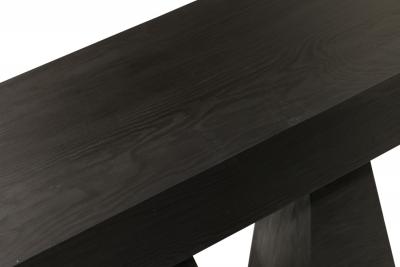 Lucas Morten Swedish Contemporary Torn Handwaxed Plywood Console