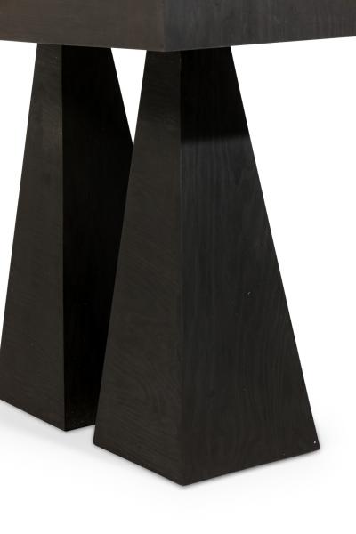 Lucas Morten Swedish Contemporary Torn Handwaxed Plywood Console