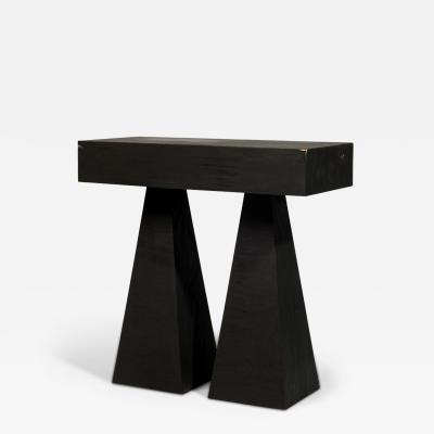 Lucas Morten Swedish Contemporary Torn Handwaxed Plywood Console