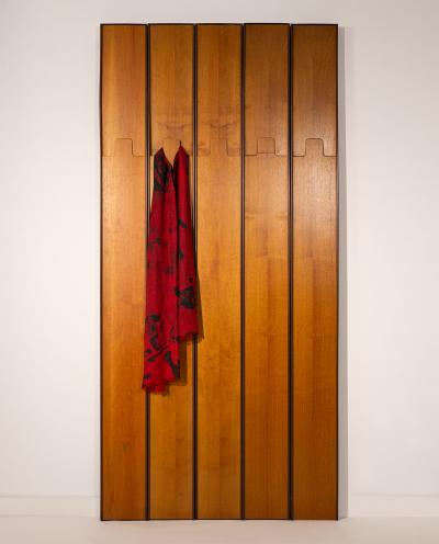 Luciano Bertoncini Luciano Bertoncini Gronda Coat Hanger for Elco Italy 1970s set of 5