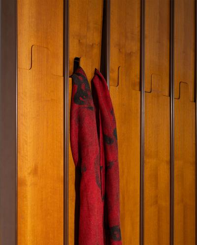 Luciano Bertoncini Luciano Bertoncini Gronda Coat Hanger for Elco Italy 1970s set of 5