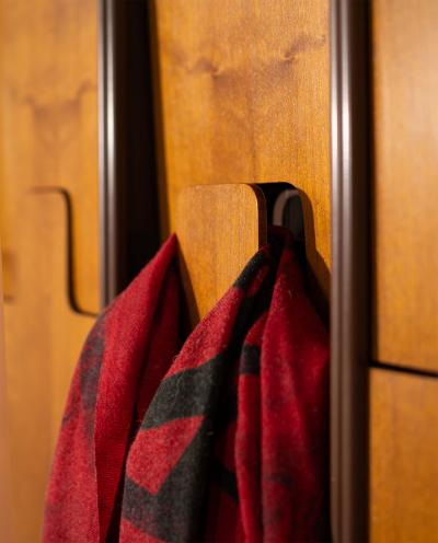 Luciano Bertoncini Luciano Bertoncini Gronda Coat Hanger for Elco Italy 1970s set of 5