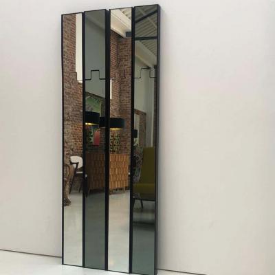 Luciano Bertoncini Set of Six Modular Gronda Italian Mirrors by Luciano Bertoncini 1970s