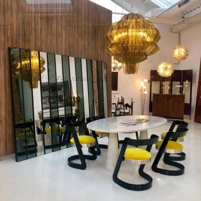 Luciano Bertoncini Set of Six Modular Gronda Italian Mirrors by Luciano Bertoncini 1970s