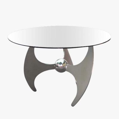 Luciano Campanini Propeller table Italian design by Luciano Campanini