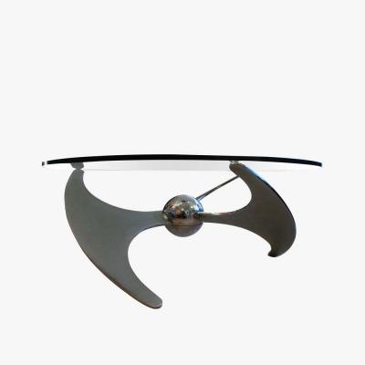 Luciano Campanini Propeller table Italian design by Luciano Campanini