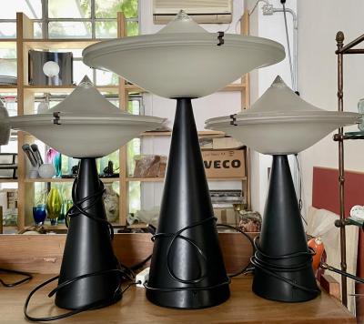 Luciano Cesaro 3 Table Lamps mod Alien