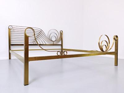 Luciano Frigerio Brass Bed by Luciano Frigerio Waves 