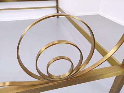 Luciano Frigerio Brass Bed by Luciano Frigerio Waves 