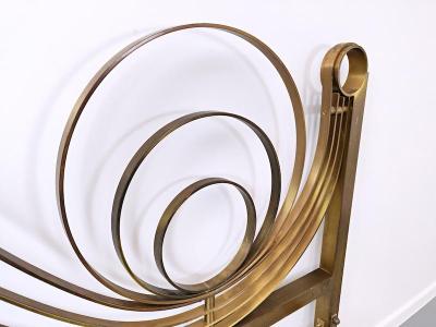 Luciano Frigerio Brass Bed by Luciano Frigerio Waves 