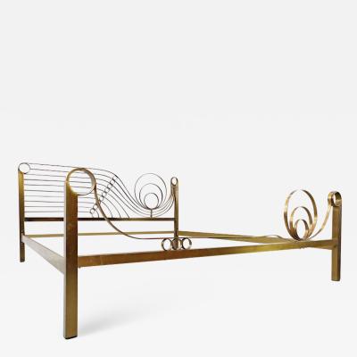 Luciano Frigerio Brass Bed by Luciano Frigerio Waves 