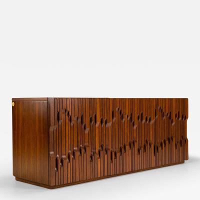 Luciano Frigerio Brutalist Sideboard Model Norman by Luciano Frigerio Italy 1970s