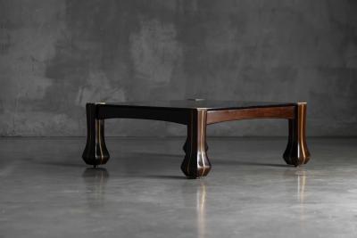 Luciano Frigerio Coffee Table by Luciano Frigerio for Frigerio di Desio Italy 1970s