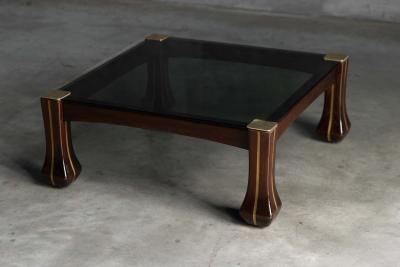 Luciano Frigerio Coffee Table by Luciano Frigerio for Frigerio di Desio Italy 1970s