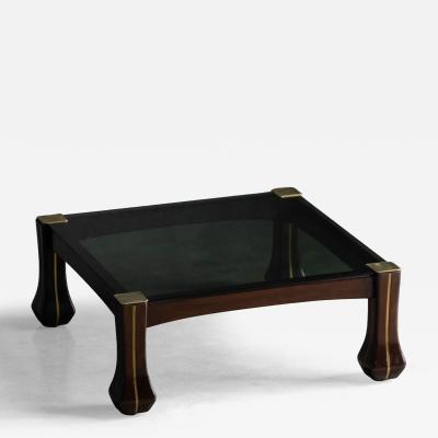 Luciano Frigerio Coffee Table by Luciano Frigerio for Frigerio di Desio Italy 1970s