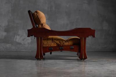 Luciano Frigerio Lounge Chair by Luciano Frigerio for Frigerio di Desio Italy 1970s