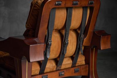 Luciano Frigerio Lounge Chair by Luciano Frigerio for Frigerio di Desio Italy 1970s