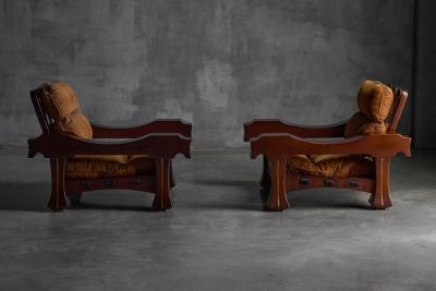 Luciano Frigerio Lounge Chair by Luciano Frigerio for Frigerio di Desio Italy 1970s