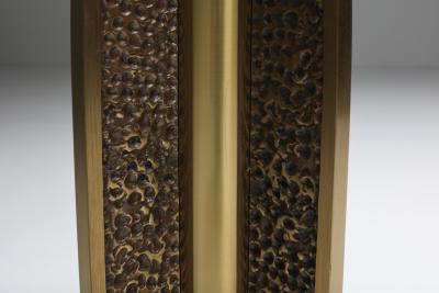 Luciano Frigerio Luciano Frigerio Brass Cast Round Dining Table 1980s